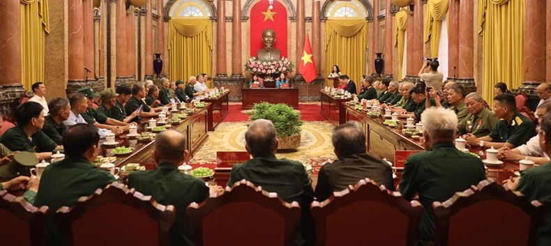 Phó Chủ tịch nước gặp mặt Đoàn đại biểu người có công tiêu biểu tỉnh Bắc Kạn -0
