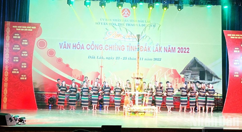 Liên hoan Văn hóa cồng chiêng tỉnh Đắk Lắk năm 2022 ảnh 1
