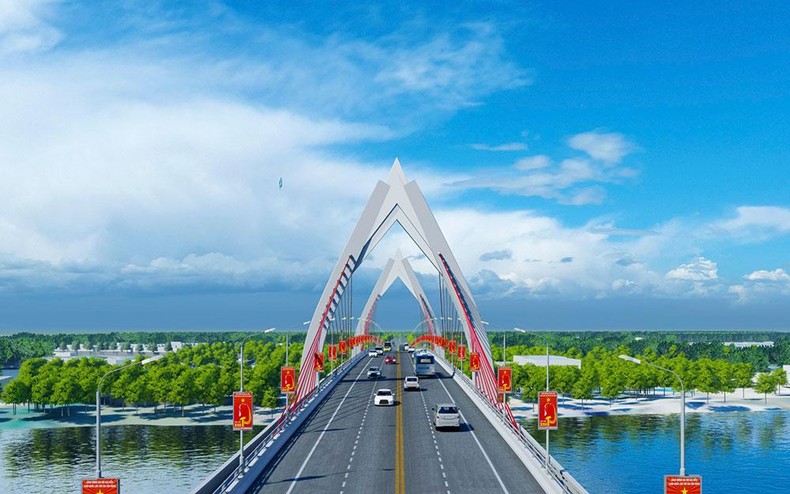 Nam Định khởi công xây dựng cầu 1.200 tỷ đồng qua sông Đào ảnh 1