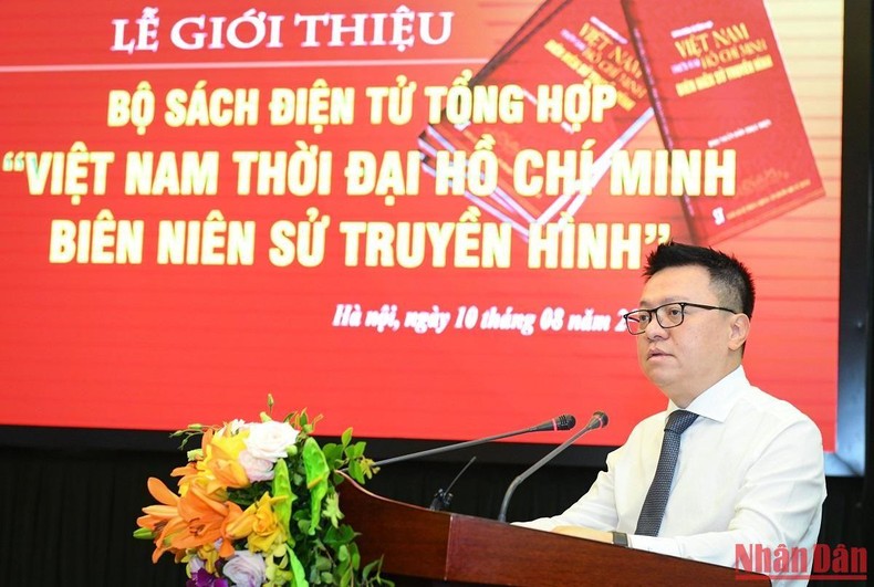 Ra mắt bộ sách điện tử “Việt Nam thời đại Hồ Chí Minh - Biên niên sử truyền hình” ảnh 1