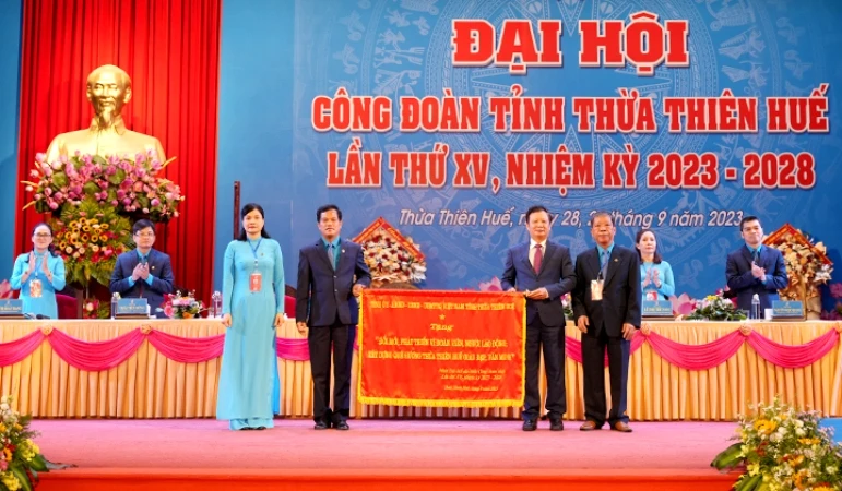 Đại hội Công đoàn tỉnh Thừa Thiên Huế lần thứ XV, nhiệm kỳ 2023-2028 ảnh 2