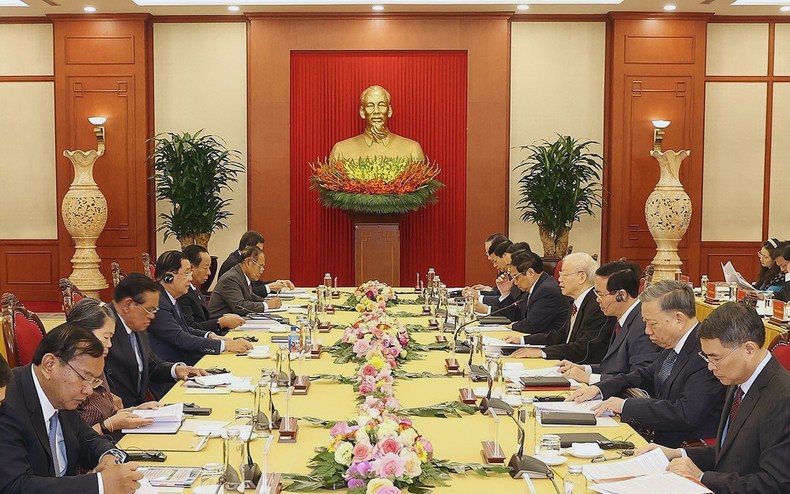 Tăng cường quan hệ hợp tác giữa Đảng Cộng sản Việt Nam và Đảng Nhân dân Campuchia ảnh 1
