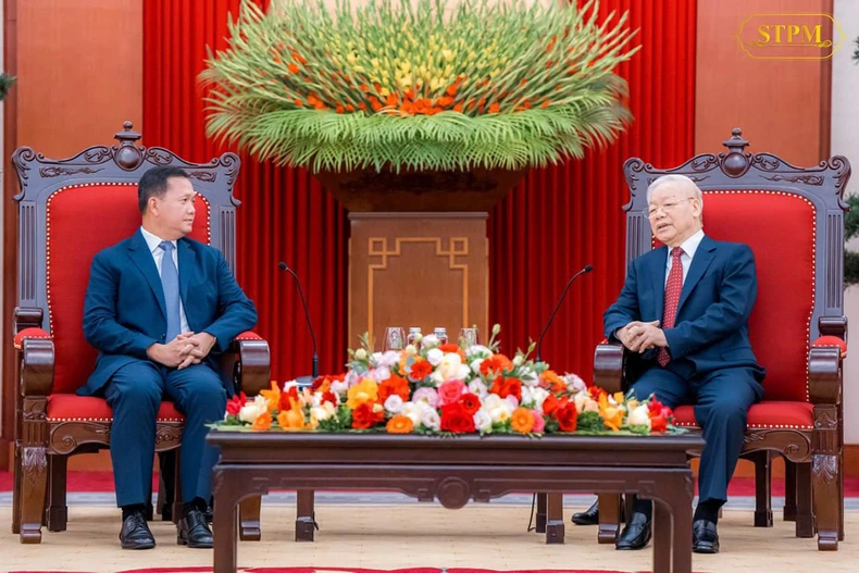 Chuyến thăm chính thức Việt Nam của Thủ tướng Vương quốc Campuchia Hun Manet thành công tốt đẹp ảnh 1