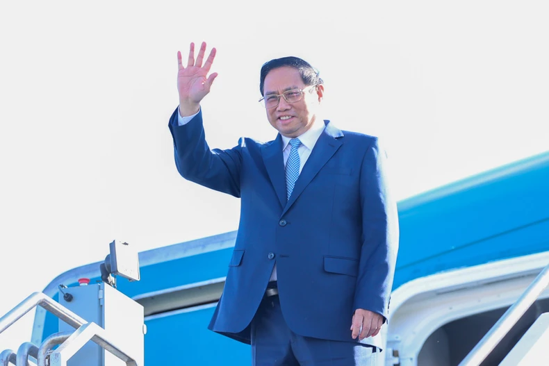 Thủ tướng Phạm Minh Chính đến San Francisco, bắt đầu chuyến công tác tại Liên hợp quốc, Hoa Kỳ và thăm chính thức Brazil ảnh 1