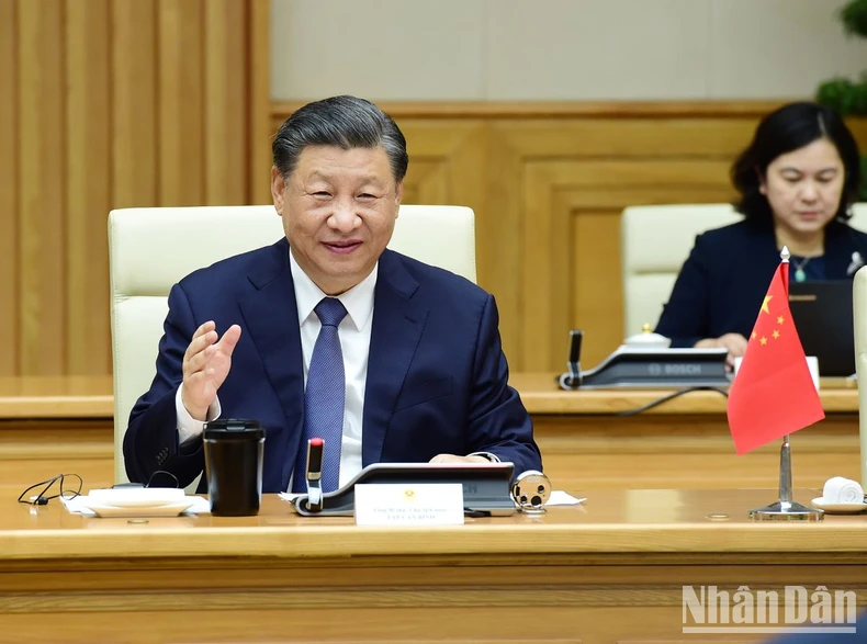 [Ảnh] Thủ tướng Phạm Minh Chính hội kiến Tổng Bí thư, Chủ tịch Trung Quốc Tập Cận Bình ảnh 3