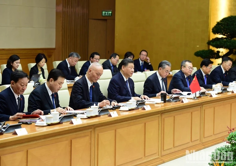 [Ảnh] Thủ tướng Phạm Minh Chính hội kiến Tổng Bí thư, Chủ tịch Trung Quốc Tập Cận Bình ảnh 7