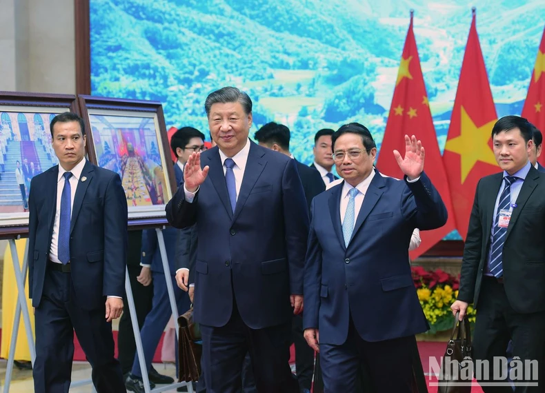 [Ảnh] Thủ tướng Phạm Minh Chính hội kiến Tổng Bí thư, Chủ tịch Trung Quốc Tập Cận Bình ảnh 8