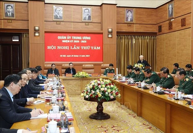 Tổng Bí thư Nguyễn Phú Trọng chủ trì Hội nghị Quân ủy Trung ương ảnh 1