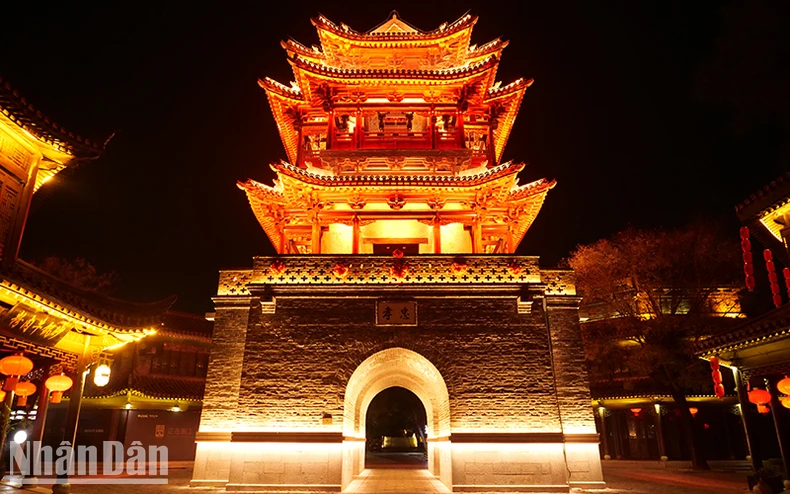 [Ảnh] Độc đáo thành cổ Đài Nhi Trang nằm bên Đại vận hà ở Trung Quốc ảnh 8