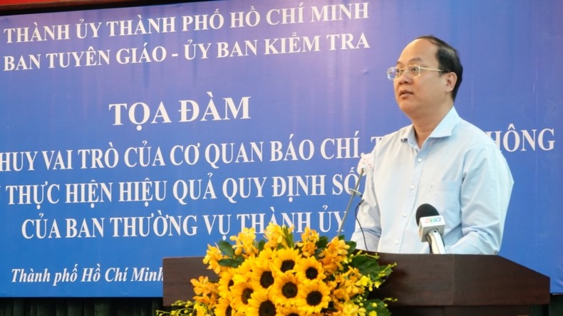 Thông tin phản ánh của báo chí đóng vai trò rất quan trọng trong công tác lãnh đạo, chỉ đạo của TP Hồ Chí Minh ảnh 1