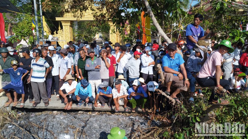 Kiên Giang: Tổ chức đua ghe ngo mừng Tết Chôl Chnăm Thmây của đồng bào Khmer ảnh 2