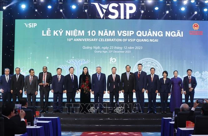 Chủ tịch nước Võ Văn Thưởng dự kỷ niệm 10 năm xây dựng và phát triển VSIP Quảng Ngãi ảnh 5