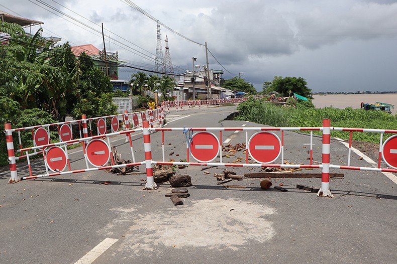 An Giang xử lý khu vực sạt lở trên Quốc lộ 91 ảnh 1