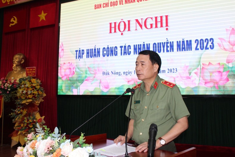 Hội nghị tập huấn công tác nhân quyền năm 2023 ảnh 1