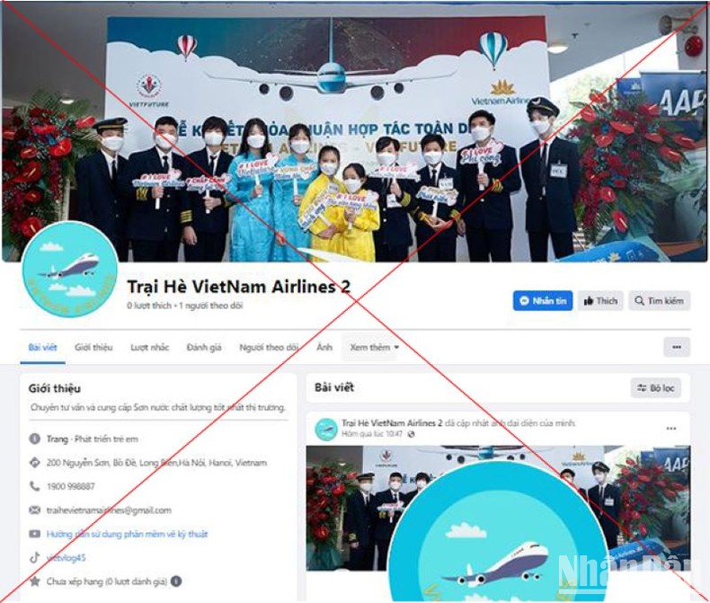 Vietnam Airlines khuyến nghị cảnh giác trại hè hướng nghiệp hàng không giả mạo ảnh 2
