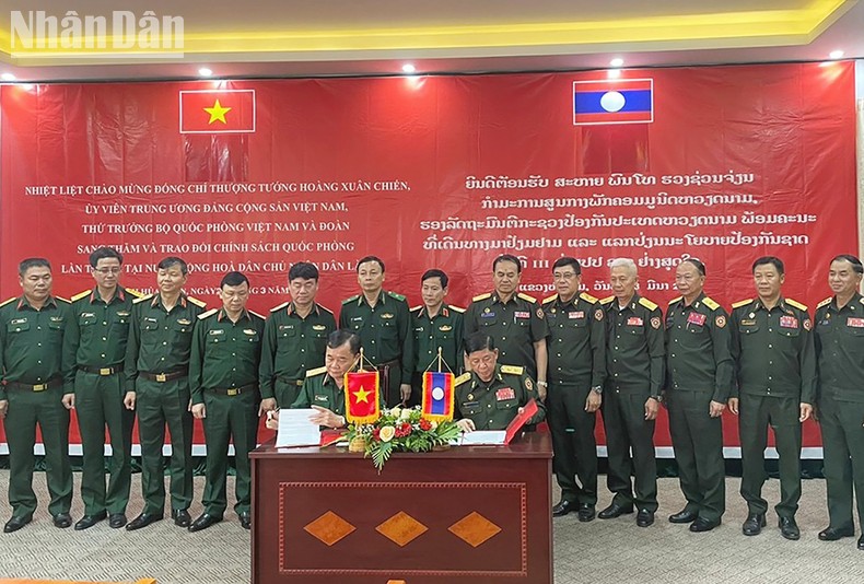 Đối thoại Chính sách Quốc phòng Việt Nam-Lào lần thứ 3 ảnh 2