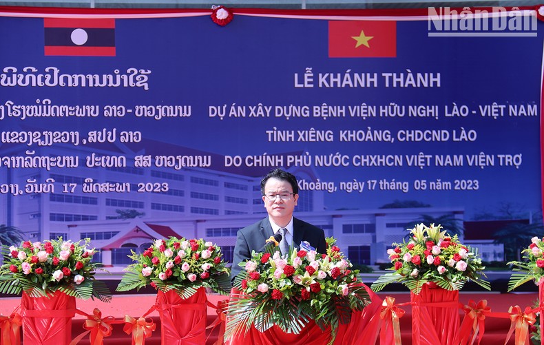Khánh thành Bệnh viện Hữu nghị Lào-Việt Nam tỉnh Xiengkhouang ảnh 3