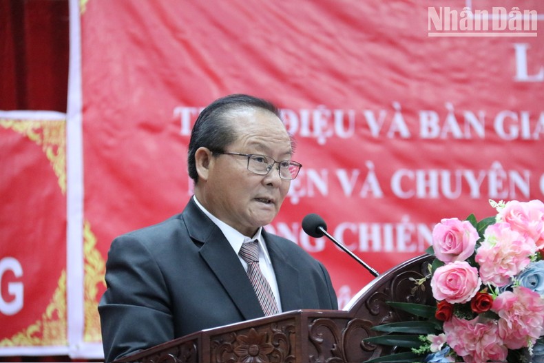 Hồi hương 10 bộ hài cốt liệt sĩ Việt Nam hy sinh tại 6 tỉnh Bắc Lào ảnh 1