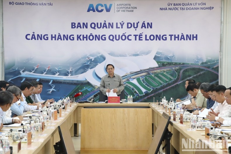 Thủ tướng Phạm Minh Chính: "Xây dựng sân bay Long Thành đã hứa phải làm, đã cam kết phải thực hiện" ảnh 1