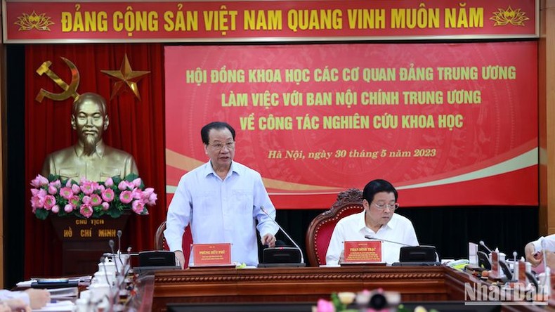 Nâng cao chất lượng công tác nghiên cứu khoa học trong lĩnh vực nội chính ảnh 1