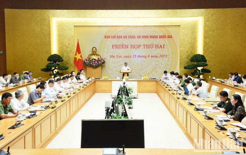 [Ảnh] Thủ tướng chủ trì họp Ban Chỉ đạo An toàn, An ninh mạng quốc gia lần thứ hai ảnh 2