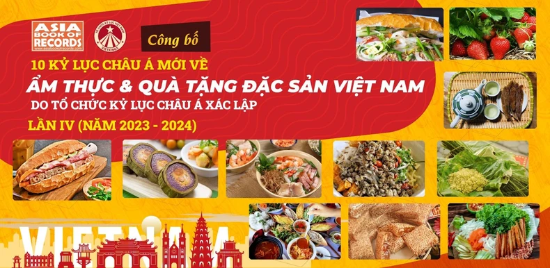 Bánh mỳ, cốm làng Vòng trong 10 Kỷ lục châu Á mới về ẩm thực và quà tặng đặc sản Việt Nam ảnh 1