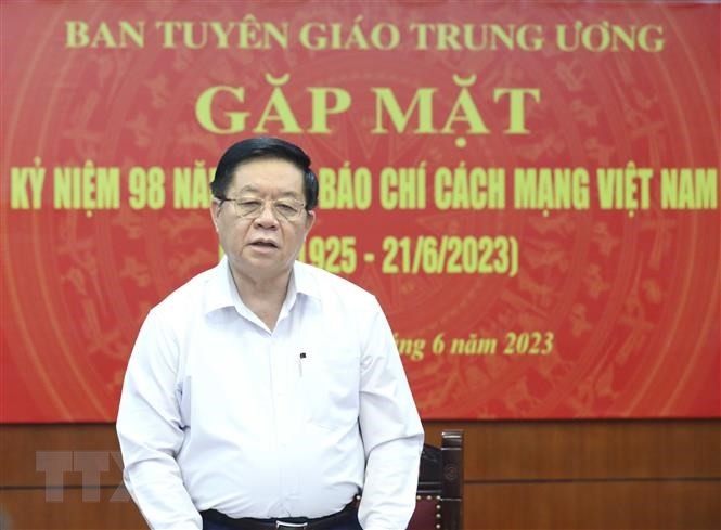 Ban Tuyên giáo Trung ương làm việc với một số cơ quan báo chí chính trị chủ lực ảnh 1