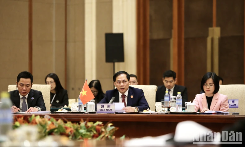 Việt Nam dự Hội nghị Bộ trưởng Ngoại giao Mekong-Lan Thương lần thứ 8 ảnh 2