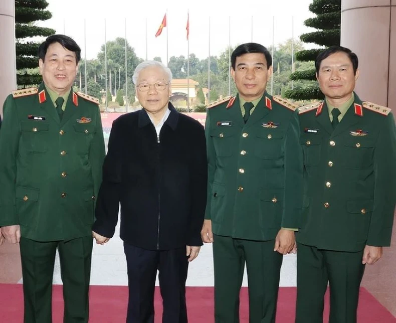 [Ảnh] Tổng Bí thư Nguyễn Phú Trọng chủ trì Hội nghị Quân ủy Trung ương lần thứ tám ảnh 4