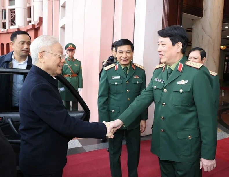 [Ảnh] Tổng Bí thư Nguyễn Phú Trọng chủ trì Hội nghị Quân ủy Trung ương lần thứ tám ảnh 1