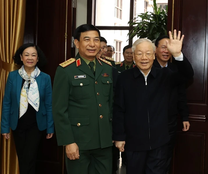 [Ảnh] Tổng Bí thư Nguyễn Phú Trọng chủ trì Hội nghị Quân ủy Trung ương lần thứ tám ảnh 2