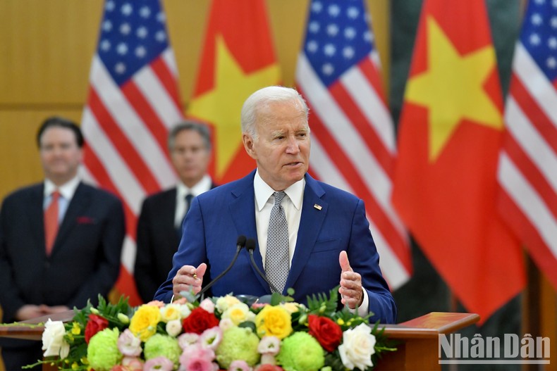 Việt Nam và Hoa Kỳ nâng tầm Quan hệ Đối tác chiến lược toàn diện vì hòa bình, hợp tác, phát triển bền vững ảnh 3