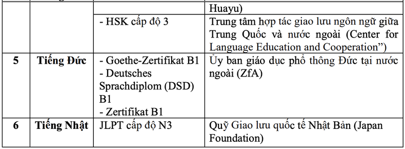 Các trường hợp thí sinh được miễn bài thi Ngoại ngữ trong xét tốt nghiệp ảnh 2