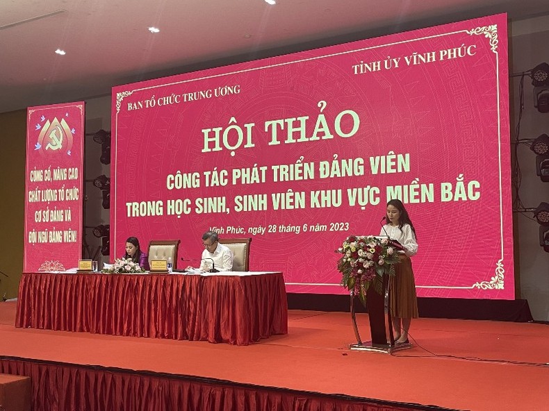 Hội thảo về phát triển đảng viên trong học sinh, sinh viên khu vực miền bắc ảnh 1