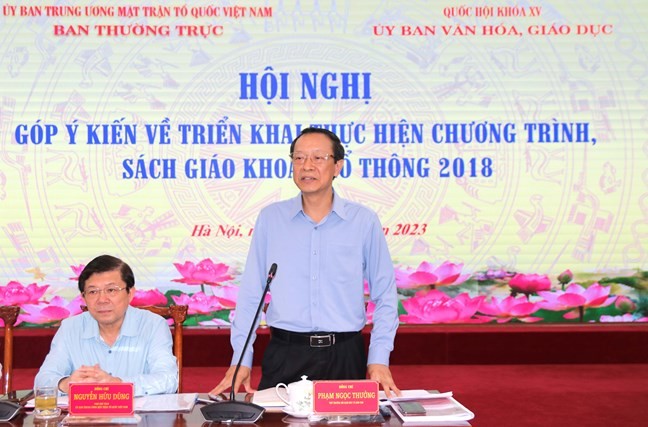 Chương trình, sách giáo khoa phổ thông phải phù hợp năng lực học sinh ảnh 1