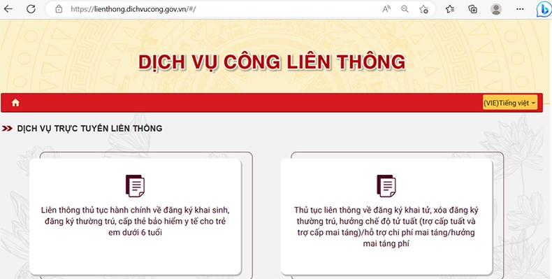 Cấp hơn 30 nghìn thẻ bảo hiểm y tế cho trẻ em dưới 6 tuổi qua dịch vụ công liên thông ảnh 1