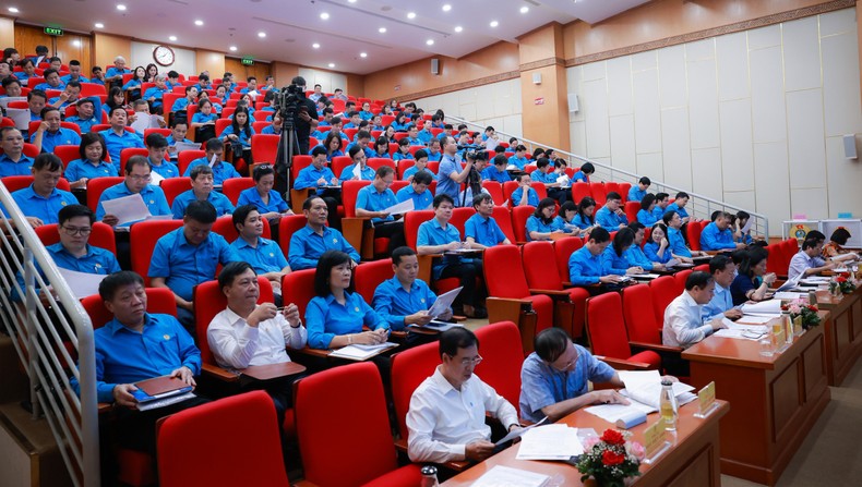 1.100 đại biểu tham dự Đại hội lần thứ XIII Công đoàn Việt Nam ảnh 1