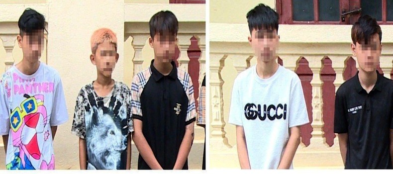 Bắt giữ 5 thiếu niên cướp tài sản ở Thanh Hóa ảnh 1