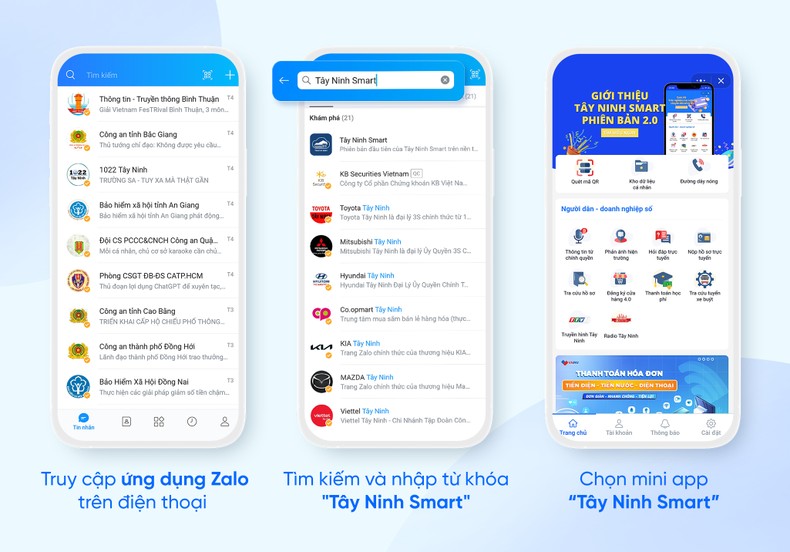 Tỉnh đầu tiên của Việt Nam ra mắt mini app trên Zalo ảnh 1