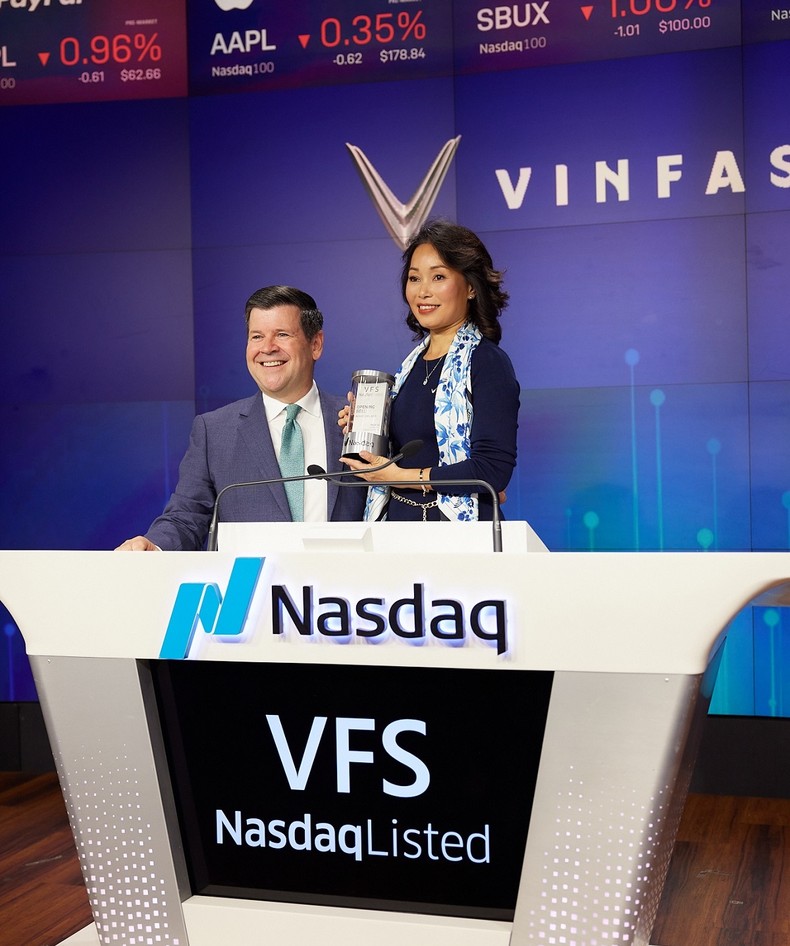 VinFast chính thức niêm yết trên sàn Nasdaq với giá trị vốn hóa hơn 23 tỷ USD ảnh 1