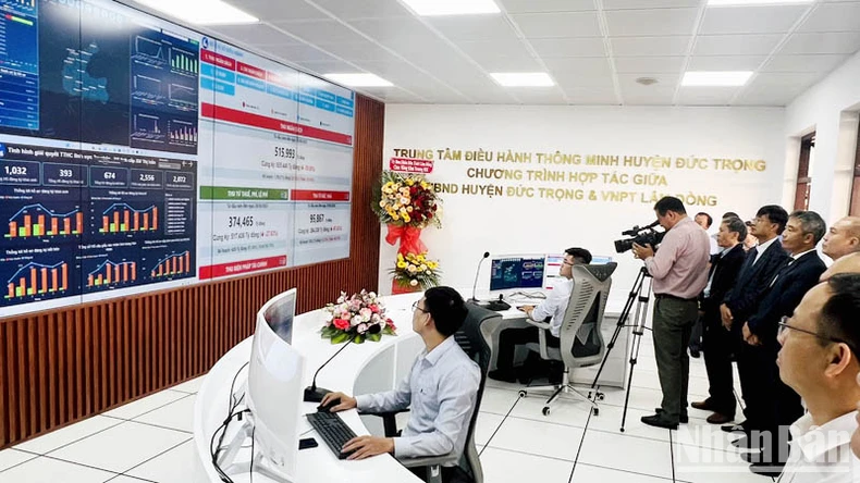 Các địa phương tại Lâm Đồng “tăng tốc” đưa vào vận hành Trung tâm IOC ảnh 2