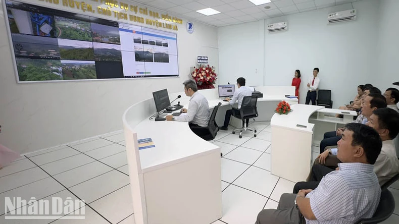 Lâm Đồng: 9/12 huyện, thành phố vận hành trung tâm điều hành thông minh IOC ảnh 1