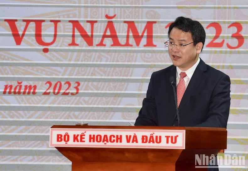 Thủ tướng Phạm Minh Chính dự Hội nghị triển khai nhiệm vụ năm 2023 của Bộ Kế hoạch và Đầu tư ảnh 2