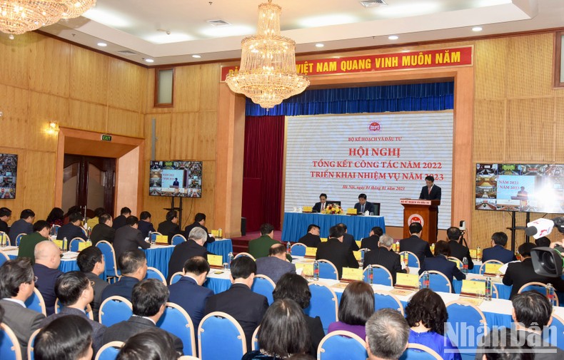Thủ tướng Phạm Minh Chính dự Hội nghị triển khai nhiệm vụ năm 2023 của Bộ Kế hoạch và Đầu tư ảnh 3