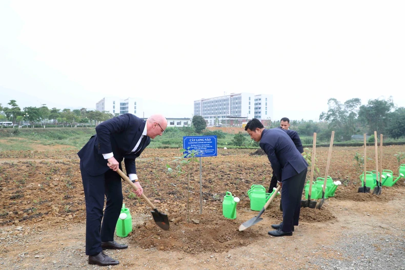 Phó Thủ tướng Chính phủ Liên bang Nga D.N. Chernyshenko thăm Đại học Quốc gia Hà Nội ảnh 1