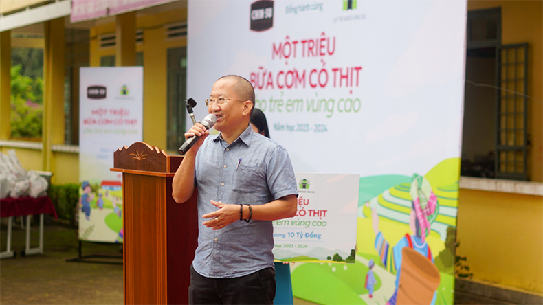 Chin-su tài trợ “Một triệu bữa cơm có thịt” cho trẻ vùng cao ảnh 5