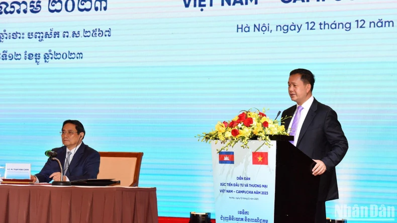 Thúc đẩy mạnh mẽ quan hệ kinh tế, thương mại Việt Nam và Campuchia lên một tầm cao mới ảnh 1