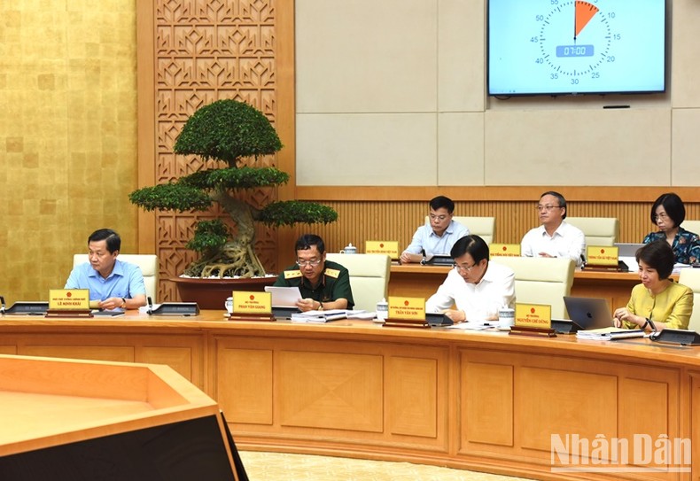 Thủ tướng Phạm Minh Chính chủ trì phiên họp Chính phủ chuyên đề xây dựng pháp luật tháng 8 ảnh 3