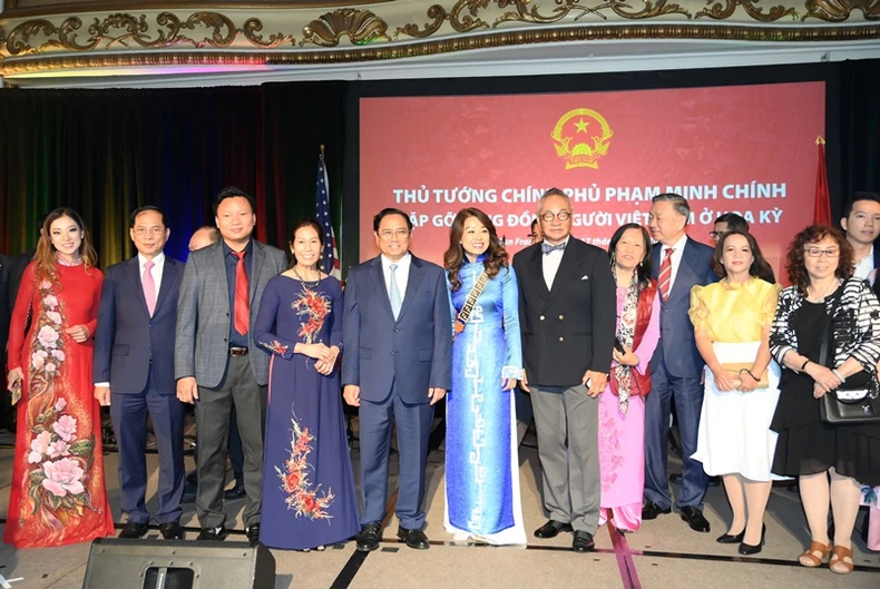 Thủ tướng Phạm Minh Chính gặp mặt bà con cộng đồng người Việt Nam tại Hoa Kỳ ảnh 1