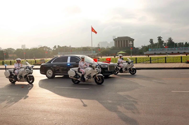 Lễ đón Tổng Bí thư, Chủ tịch Trung Quốc Tập Cận Bình thăm cấp Nhà nước tới Việt Nam ảnh 5